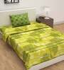 White Floral 144 TC Cotton 3 Pieces Bedding Set Sense Rosy Collection