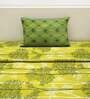 White Floral 144 TC Cotton 3 Pieces Bedding Set Sense Rosy Collection