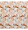 White Floral 144 TC Microfiber Queen Sized Bedsheet Bedsheet 2 Pillow Heaven Collection