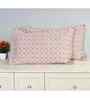 White Floral 144 TC Microfiber Queen Sized Bedsheet Bedsheet 2 Pillow Heaven Collection