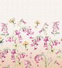 White Floral 180 TC Cotton Queen Sized Bed Sheets with 2 Pillow Covers