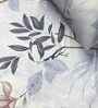 White Floral 186 TC Cotton Single Bed Sized Bed Sheets With 1 Pillow Cover