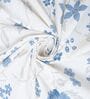 White Floral 210 TC Queen Bedsheet with 2 Pillow Covers Luxury Series Collection