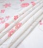 Pink Floral 210 TC Queen Bedsheet with 2 Pillow Covers Luxury Series Collection