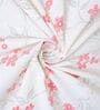 Pink Floral 210 TC Queen Bedsheet with 2 Pillow Covers Luxury Series Collection