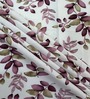 White Floral 290 Tc Cotton Single Bedsheet With 1 Pillow Cover