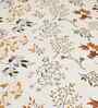 White Floral 4 Pcs Comforter Set With Queen Size Bedsheet With 2 Pillow Covers