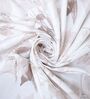 White Floral 400 TC Single Bedsheet with 1 Pillow Cover Luxury Series Collection