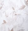 White Floral 400 TC Single Bedsheet with 1 Pillow Cover Luxury Series Collection