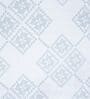 White Floral 400 TC Single Bedsheet with 2 Pillow Covers Luxury Series Collection