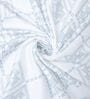 White Floral 400 TC Single Bedsheet with 2 Pillow Covers Luxury Series Collection