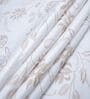 White Floral 400 TC Single Bedsheet with 2 Pillow Covers Luxury Series Collection