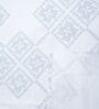 White Floral 400 TC Single Bedsheet with 2 Pillow Covers Luxury Series Collection