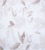 White Floral 400 TC Super King Size Bedsheet with 2 Pillow Covers Luxury Series Collection