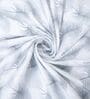 White Floral 400 TC Super King Size Bedsheet with 2 Pillow Covers Luxury Series Collection
