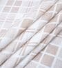 White Floral 400 TC Super King Size Bedsheet with 2 Pillow Covers Luxury Series Collection