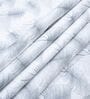 White Floral 400 TC Super King Size Bedsheet with 2 Pillow Covers Luxury Series Collection