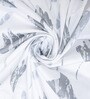 White Floral 400 TC Cotton Super King Bedsheet with 2 Pillow Covers Luxury Series Collection