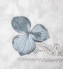 Blue Floral 400 TC Cotton Super King Bedsheet with 2 Pillow Covers Luxury Series Collection