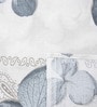 Blue Floral 400 TC Cotton Super King Bedsheet with 2 Pillow Covers Luxury Series Collection
