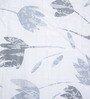 White Floral 400 TC Cotton Super King Bedsheet with 2 Pillow Covers Luxury Series Collection