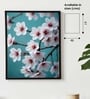 White Flower Printed Canvas Floral Wall Art