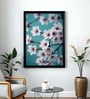 White Flower Printed Canvas Floral Wall Art