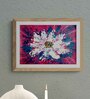 White Flower Handmade Acrylic Paint On Canvas Unframed