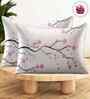 White Flower Premium 3D Printed Pillow Covers (Set of 4) With 2Pcs Scrunchie Free