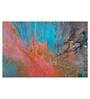 Abstract In Multicolour Canvas Framed Art Print (33 x 21 Inches)