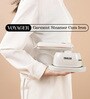 White Garment Steamer with Stand & Water Pouring Mug