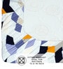 White Geometric 180 TC Microfiber 1 King Size Bedsheet With 2 Pillow Covers