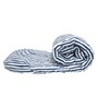 White Geometric 400 TC Cotton 4 Pieces Bedding Set Luxury Collection