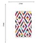 White Geometric Hand Woven 3 Ft X 2 Ft Dhurrie