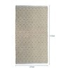 Beige Cotton Flat Weave 60x24 Inches Bed Side Runners