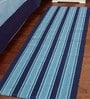 Plain Solid Pattern Cotton 5 x 2 Feet Flat Weave  Bedside Runner