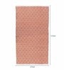 Geometric Pattern Cotton 5 x 2 Feet Flat Weave Bedside Runner