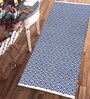 Geometric Pattern Cotton 5 x 2 Feet Flat Weave Bedside Runner