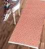 Geometric Pattern Cotton 5 x 2 Feet Flat Weave Bedside Runner