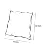 White Polyester Geometric 16x16 inches Cushion Cover (5Pc)