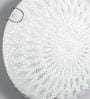 Claude White Metal & Glass Ceiling Flush Mount