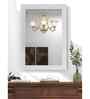 White Glass Bathroom Wall Mirror