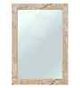White Glass Bathroom Wall Mirror