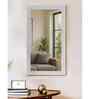 White Glass Bathroom Wall Mirror