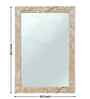White Glass Bathroom Wall Mirror