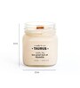 White Glass Bite Fragrance Aroma Scented Candles