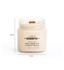 White Glass Blossom Bite Aroma Scented Candles