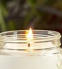 White Glass Musk Aroma Scented Candles