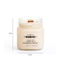 White Glass Schizo Bloom Aroma Scented Candles