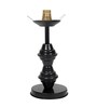 White Glass Shade Table Lamp With Iron Base
